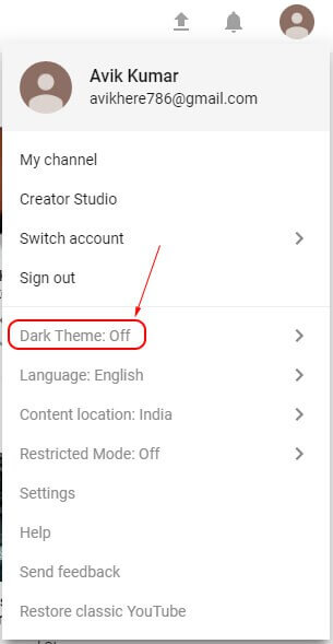 Activate The Hidden Dark Mode Of YouTube