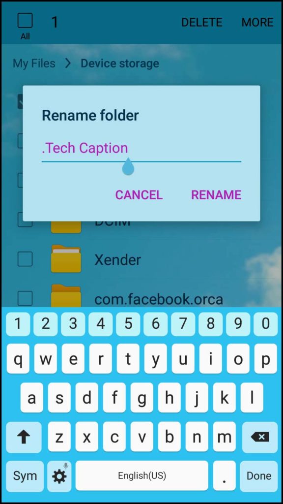 Hide Files & Folders In Android