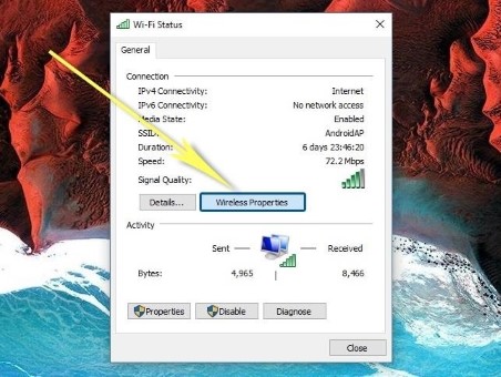 Recover Lost WiFI password