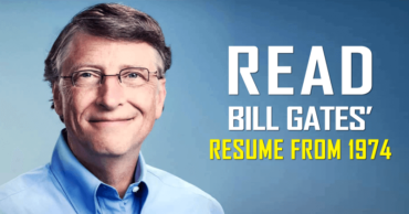 This Is Microsoft Co-Founder Bill Gates' Resume From 1974