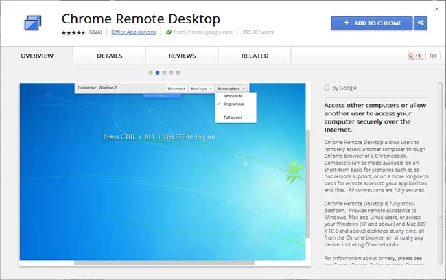 Chrome Remote Access