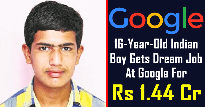 This 16-Year-Old Indian Boy Gets Dream Job At Google For Rs 1.44 Cr