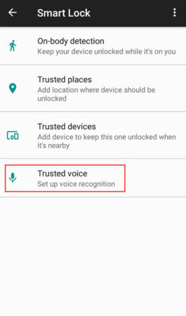 Unlock Your Android Phone With Voice Command