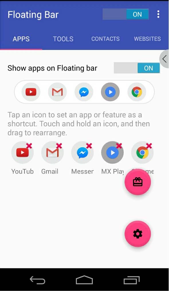  Get Floating Bar On Your Android Device