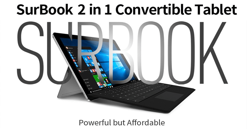 Chuwi SurBook 2 – Meet The Flagship 2-in-1 Tablet PC 