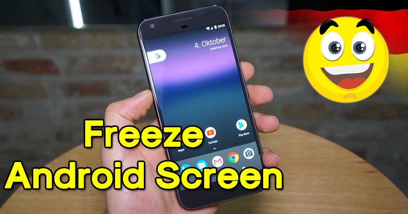 How To Disable The Touch Control And Freeze Android Screen