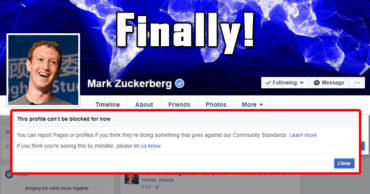 Finally, You Can Block Mark Zuckerberg On Facebook!