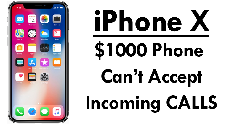 $1000 Smartphone Can't Accept Incoming CALLS