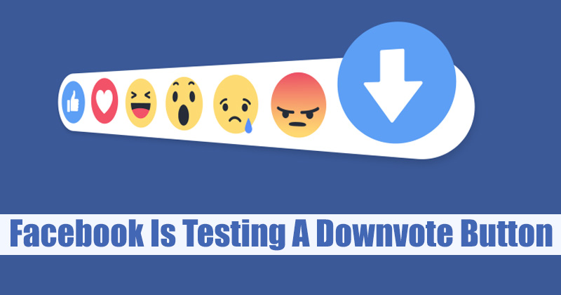Facebook Testing 'Downvote' Button