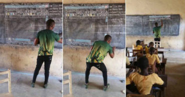 Remember The Ghana Teacher Who Taught MS Word On Blackboard? Microsoft Donated Him Computers!