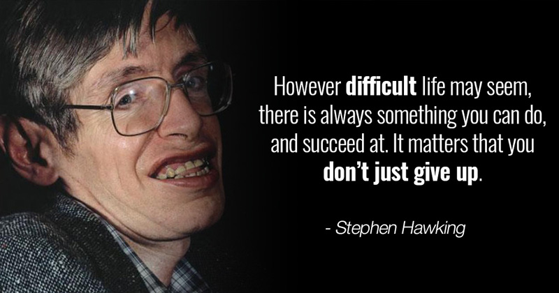 Stephen Hawking: Read Some of His Most Memorable Quotes