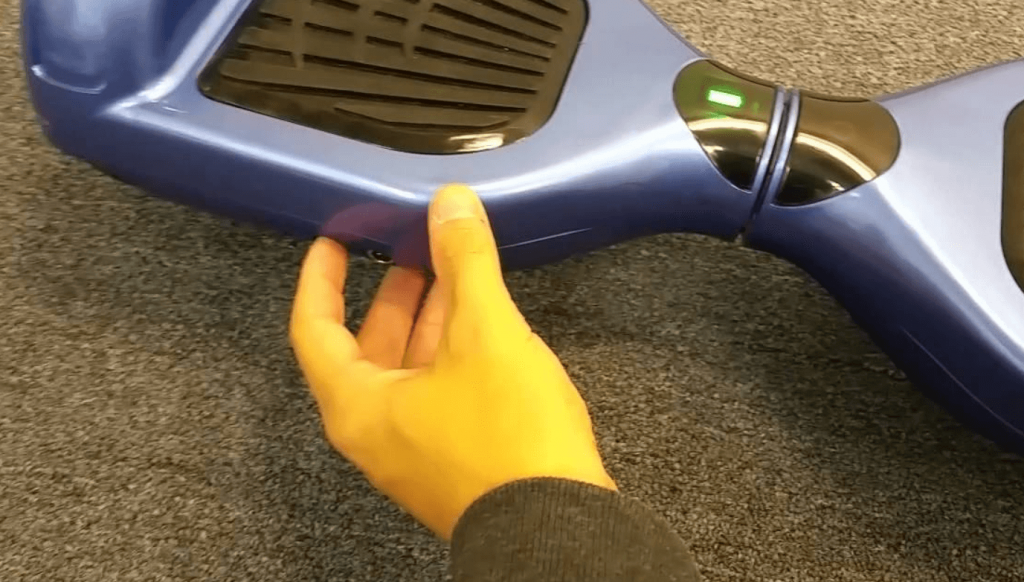 Hoverboard device not turning on and off