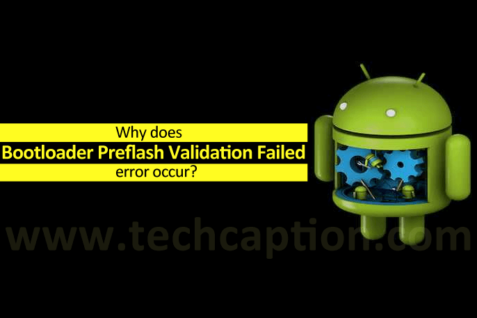 Bootloader Preflash validation failed
