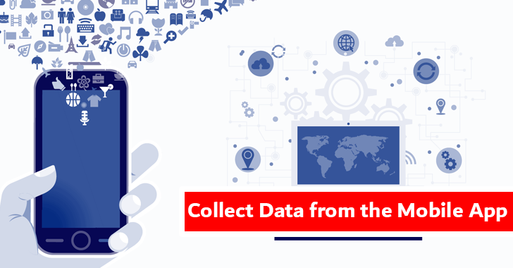 How to collect data from the mobile app?