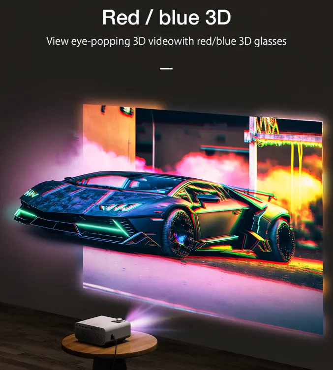 Gaming and Connectivity of BlitzWolf V5 1080P LED Projector