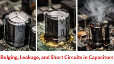 Bulging, Leakage, and Short Circuits in Capacitors