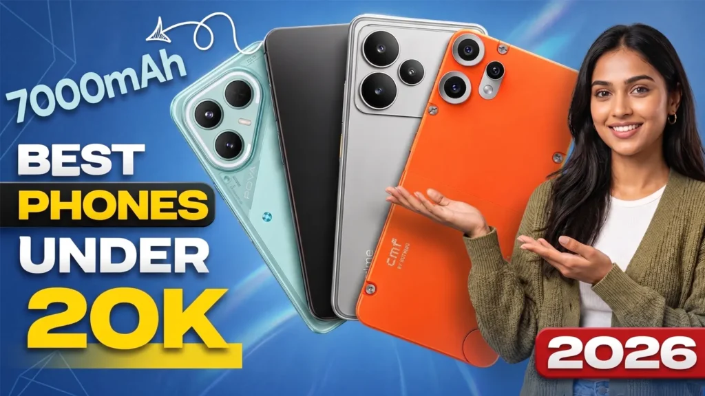 Best Smartphones Under ₹20,000 in India 2026 — 6 Picks Worth Your Money Right Now